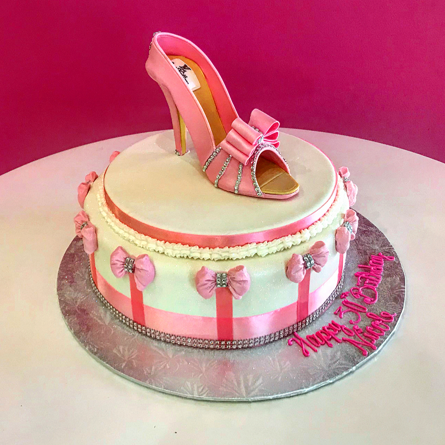 Pink High Heel Cake