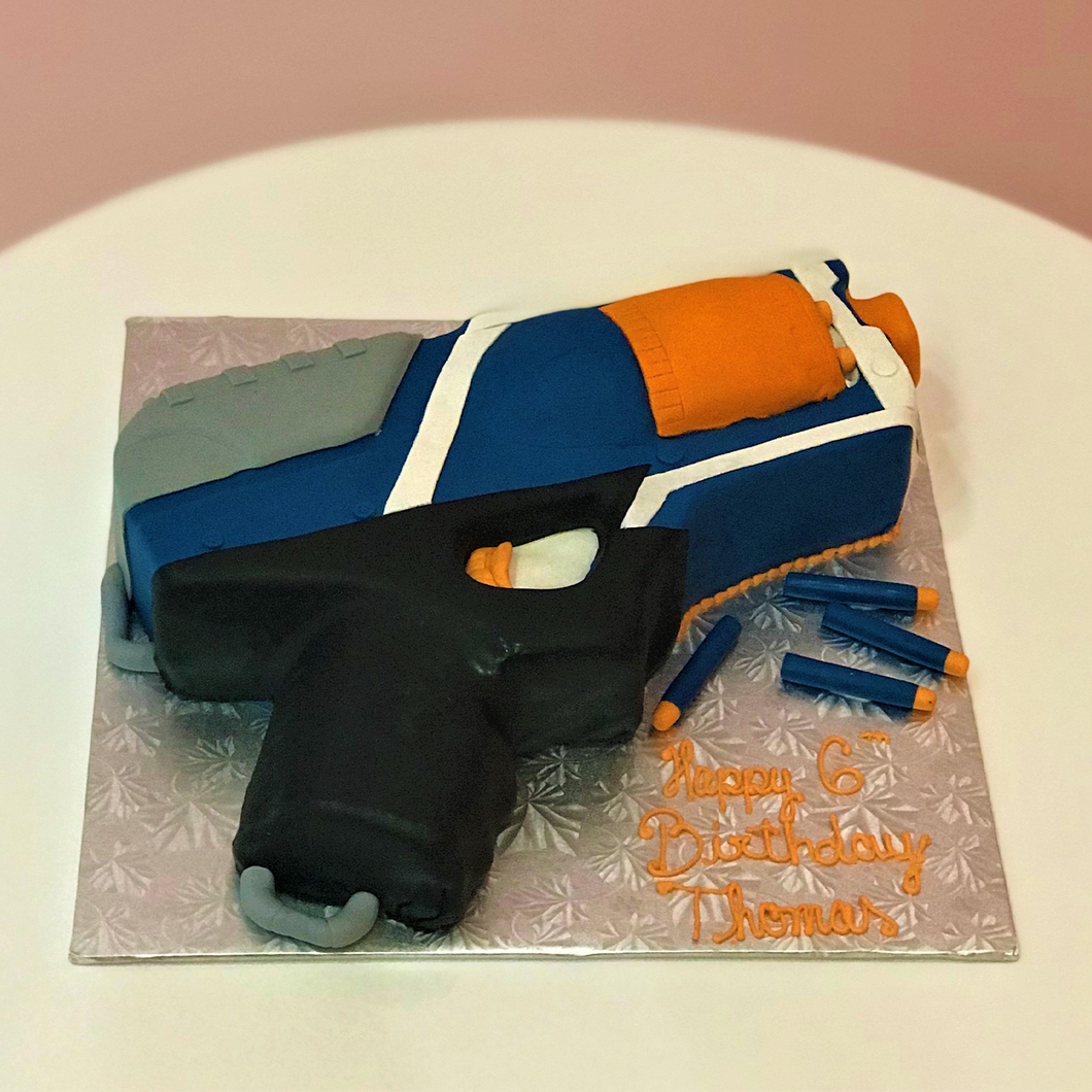 Nerf Gun Cake