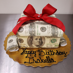 Money Box Cake