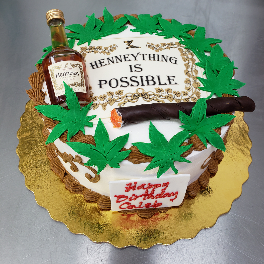 Hennything Is Possible Cake