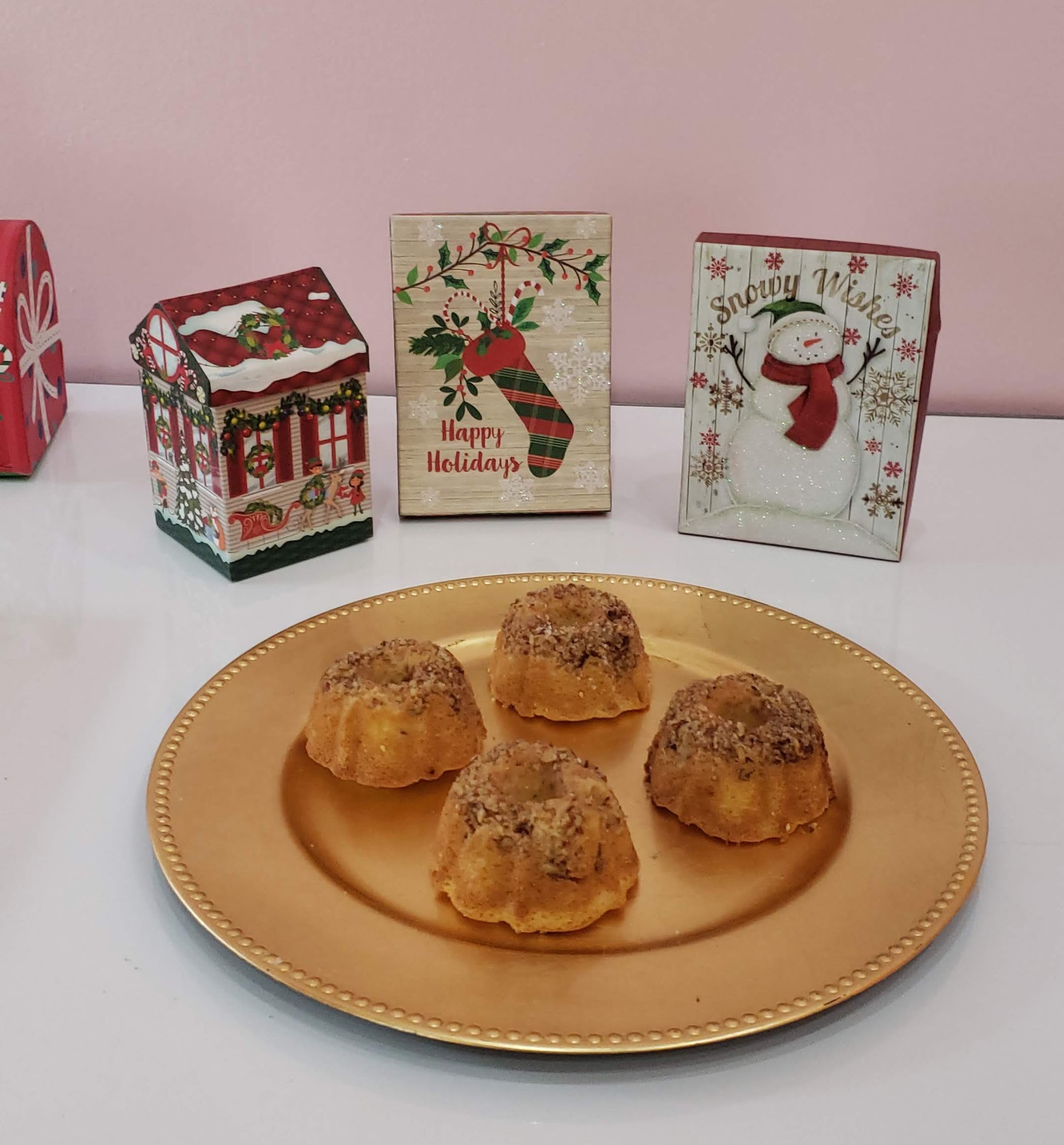 Mini Sour Cream Coffee Cake Bundts