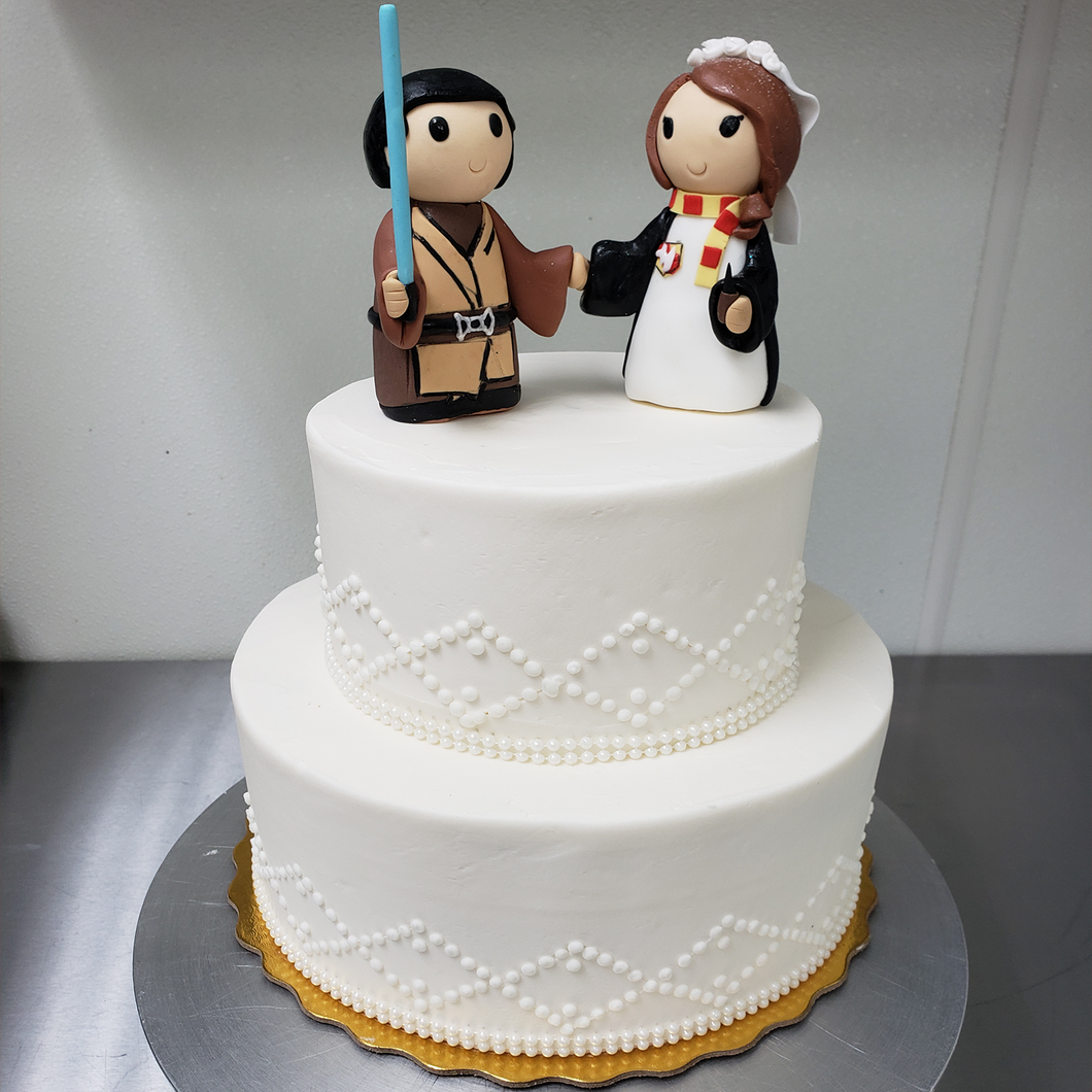 The Force Is Strong Wedding Cake