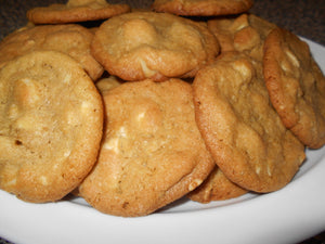 Handcrafted Macademia Nut White Chocolate Chunck Cookies