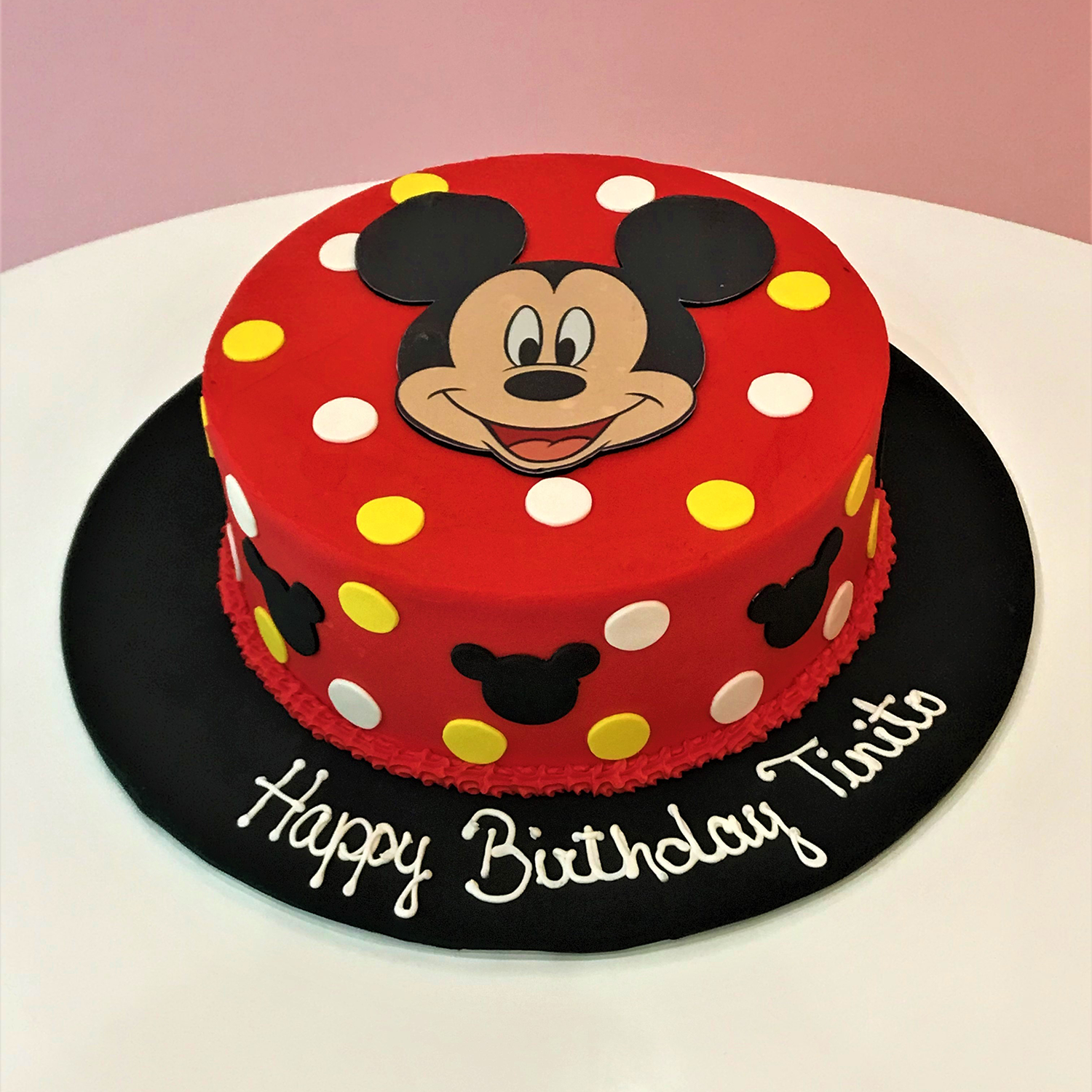 Baby Mickey Mouse Cake – Avalynn Cakes