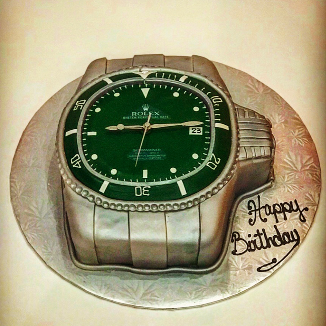 Green Watch Cake