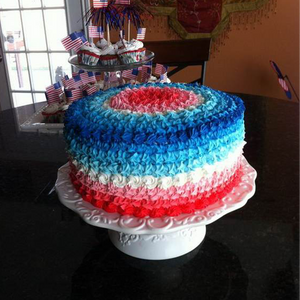 USA Colors Cake